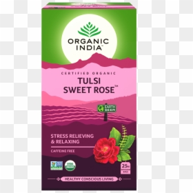 Tulsi Ginger Turmeric Organic India, HD Png Download - petalos de rosa png