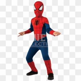 Kids Ultimate Spider Man - Spider Man Costume Kids, HD Png Download - halloween spider png