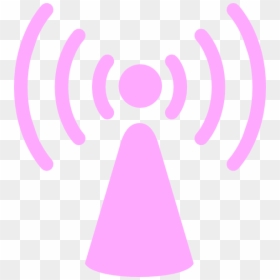 Tower Light Pink Svg Clip Arts - Wireless Access Point Red, HD Png Download - pink light png
