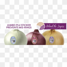 Onions 52 Jumbo Plu Sticker Prevents Mis-rings At Register - Red Onion, HD Png Download - white onion png