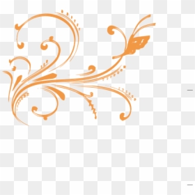 Floral Pink Vector Png, Transparent Png - orange butterfly png