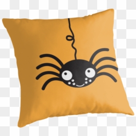 Cute Hanging Spider For Halloween By Jazzydevil - Cushion, HD Png Download - hanging spider png