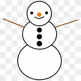 Snowman,line Art,smile - Clipart Black And White Snowfall, HD Png Download - smile clipart png