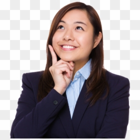 Thinking Woman Png Free Download - Thinking Woman Png, Transparent Png - woman thinking png