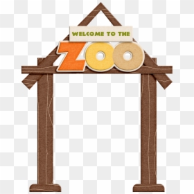 Zoo Entrance Clipart Png, Transparent Png - zoo clipart png