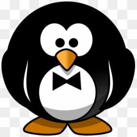 Cartoon Penguin, HD Png Download - tie clipart png