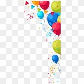 Balloon Happy Birthday Png , Png Download - Happy Birthday Design Png, Transparent Png - happy bday png