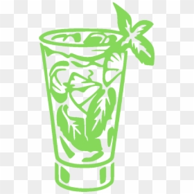 Mojito Clipart Glass - Mojito Clipart Png, Transparent Png - coctail png