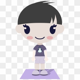 Vector Image Of Boy With Short Hair - Gambar Kartun Anak Laki Laki, HD Png Download - vector hair png