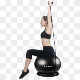 Pilates, HD Png Download - yoga ball png