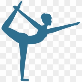 Yoga - Silhouette, HD Png Download - yoga ball png
