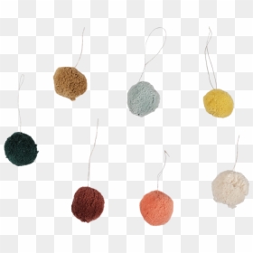 Earrings, HD Png Download - pompom png
