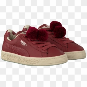 Red Puma Sneakers Puma X Tc Basket Pompom - Sneakers, HD Png Download - pompom png