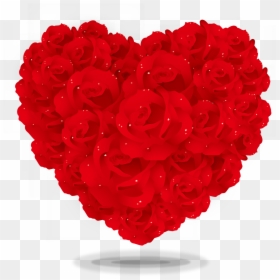 Heart Rose Png Image Transparent Background - Rose Heart Png, Png Download - transparent rose png