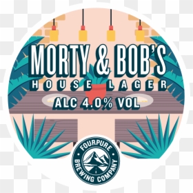 Morty & Bobs Font Badge -01, HD Png Download - rick and morty .png
