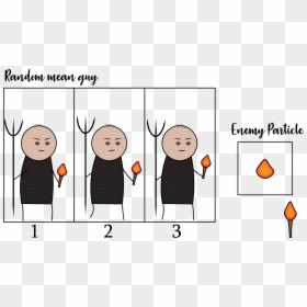 Random Mean Guy Enimi - Cartoon, HD Png Download - random guy png
