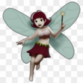 🧚🏻‍♀️🖤 #emoji #fairy #pixie #aesthetic #grunge #edgy - Cartoon, HD Png Download - fairy png images
