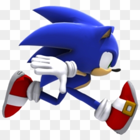 Running Sonic 3d By Meowbobe-d4u0wxf - Sonic Running Transparent Cartoon, HD Png Download - sonic .png