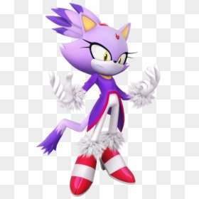 Blaze The Cat, HD Png Download - sonic .png