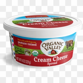 Organic Valley Organic Cream Cheese, HD Png Download - cream cheese png
