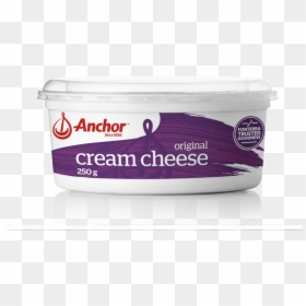 Cream Cheese Anchor 250g, HD Png Download - cream cheese png