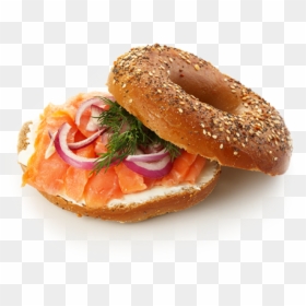 Smoked Salmon - Bagel And Lox Png, Transparent Png - cream cheese png
