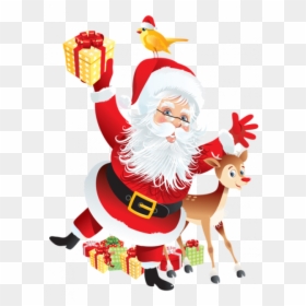 Santa Cl - Santa And Rudolph Png, Transparent Png - santa claus.png