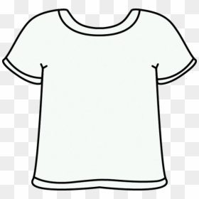 Blank Clothing Cliparts - T Shirt Clipart White, HD Png Download - blank t shirts png