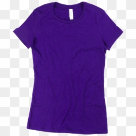Team Purple - Bella - Purple T Shirts Croptop For Tenagers, HD Png Download - blank t shirts png