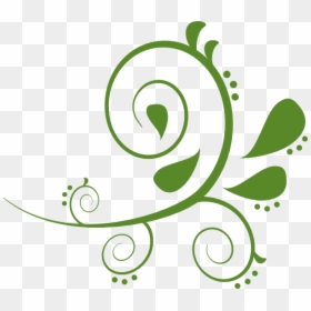 Leaf Swirl Png Free Download - Clipart Green Swirls, Transparent Png - swirl png free