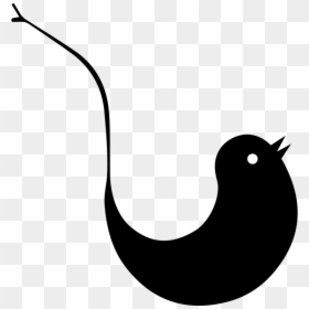 Cute Bird Silhouette, HD Png Download - cute bird png