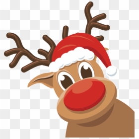 Rudolph Christmas Png Free Download - Transparent Rudolph Clipart, Png Download - chirstmas png