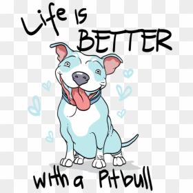 Dog Catches Something, HD Png Download - pitbull clipart png
