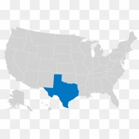 States Trump Won Vs Hillary, HD Png Download - texas png image