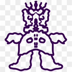 Mased Monster Svg Clip Arts - Clip Art, HD Png Download - monster .png