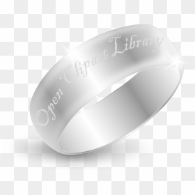 Platinum,wedding Ring,ring - Transparent Silver Ring, HD Png Download - gold wedding rings png