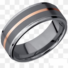 Men"s Tantalum & Rose Gold Wedding Ring - Mens Gold Wedding Ring, HD Png Download - gold wedding rings png