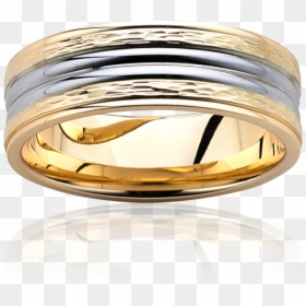 W&d Rings Men’s 18ct Gold Wedding Ring - Engagement Ring, HD Png Download - gold wedding rings png