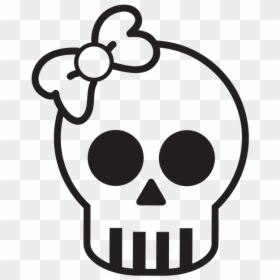 Cute Skull Pics Siewalls - Cute Skeleton Head Clipart, HD Png Download - cute quotes png