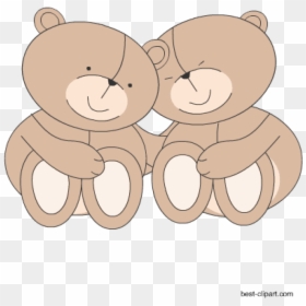 Cute Teddy Bears Valentine Clip Art - Portable Network Graphics, HD Png Download - cute quotes png