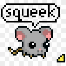 Raton Pixel Art, HD Png Download - pixel mouse png