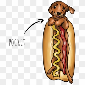 Illustration, HD Png Download - hot dog cartoon png