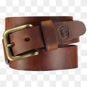 Plain Tobacco Stirrup Leather Belt - Leather Belts, HD Png Download - leather belt png