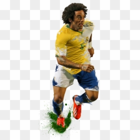Marcelo Brazil Real Madrid, HD Png Download - real football png