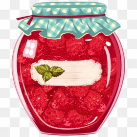 Transparent Mason Jar Clip Art - Банка С Вареньем Рисунок, HD Png Download - jelly jar png