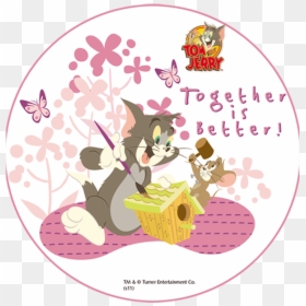 Mickey Minnie Wafer - Tom And Jerry, HD Png Download - tom y jerry png