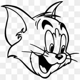 Tom Drawing Line - Tom & Jerry Sticker, HD Png Download - tom y jerry png