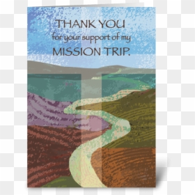 Thank You Mission Trip Support Journey Greeting Card - Camino De Adviento 2019, HD Png Download - thank you for your support png