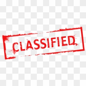 Classified Stamp No Background , Png Download - Transparent Background Classified Stamp, Png Download - no stamp png