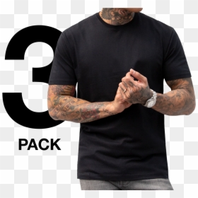 Tshirt 3 Pack Text New - T Shirt Man Png, Transparent Png - grey tshirt png
